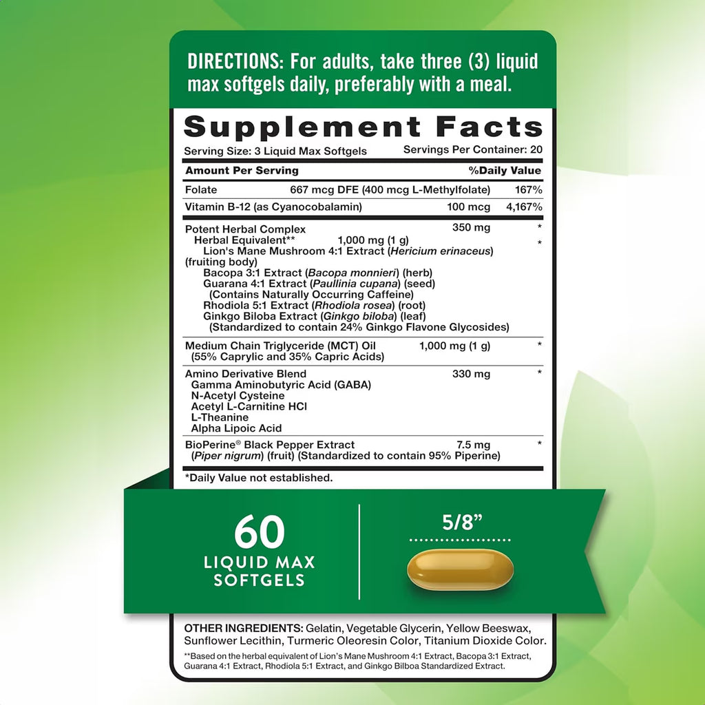 Brain Up 60 Softgels