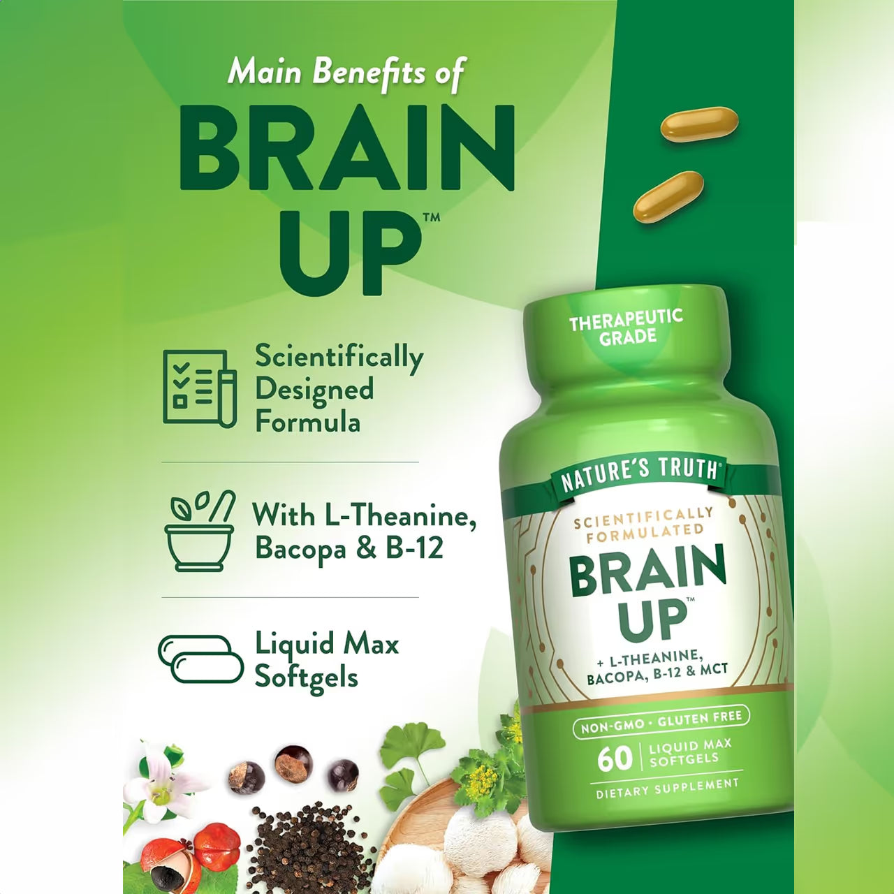 Brain Up 60 Softgels