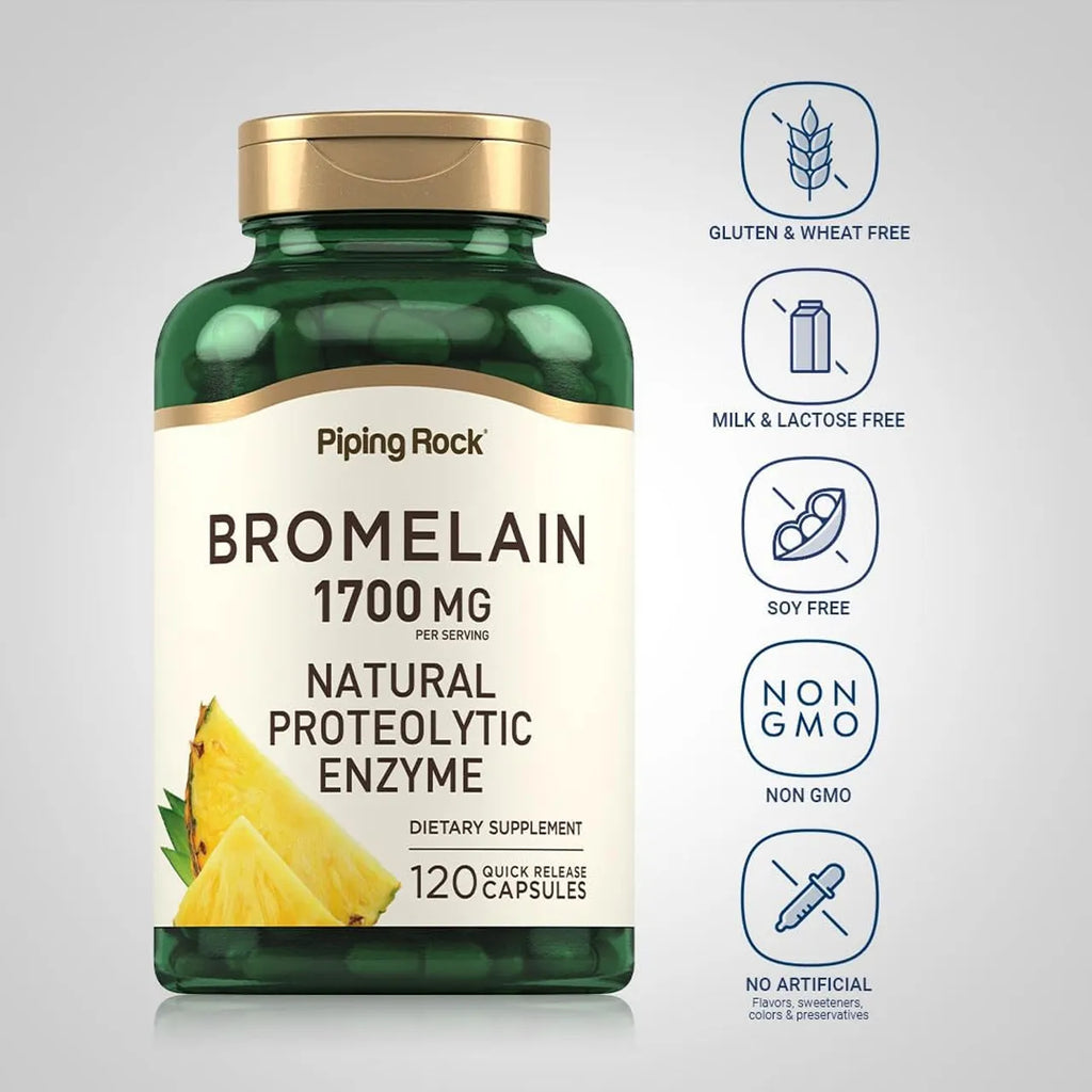 Bromelain 1700 MG 120 Capsules
