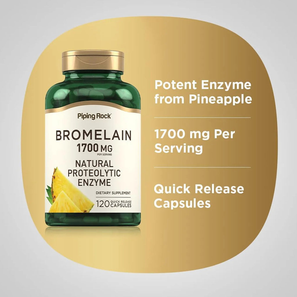 Bromelain 1700 MG 120 Capsules