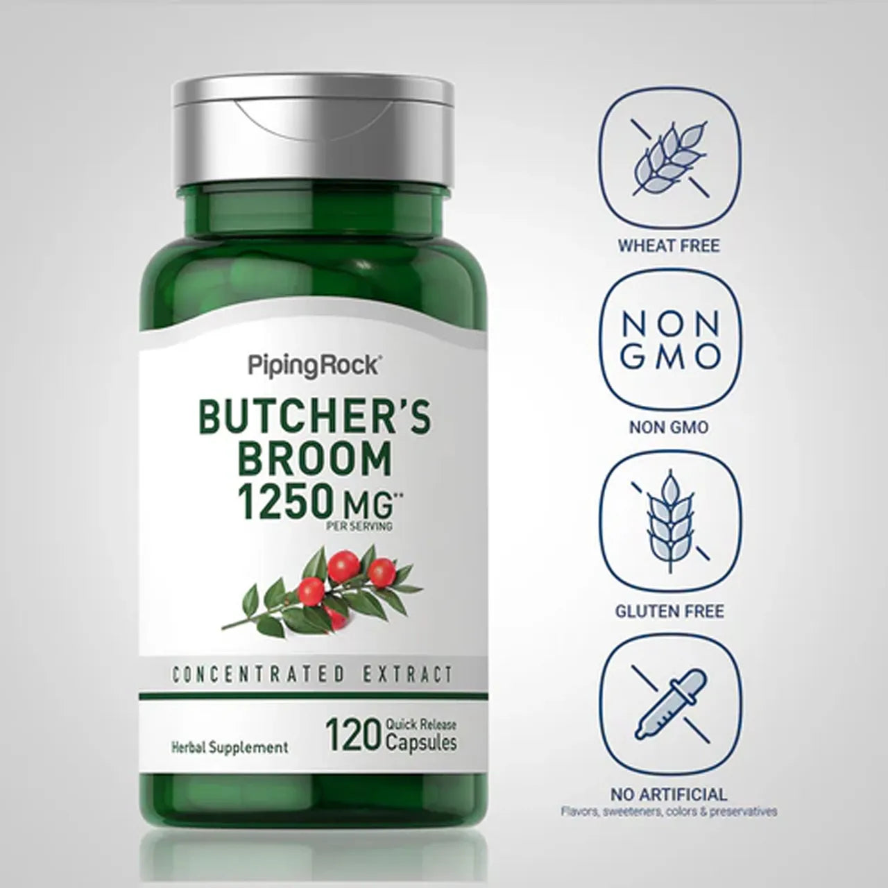 Butcher’s Broom 1250 MG 120 Capsules