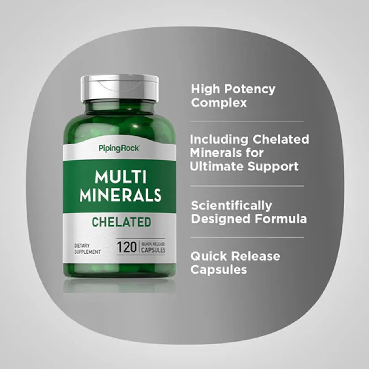 Chelated Multi Minerals 120 Capsules