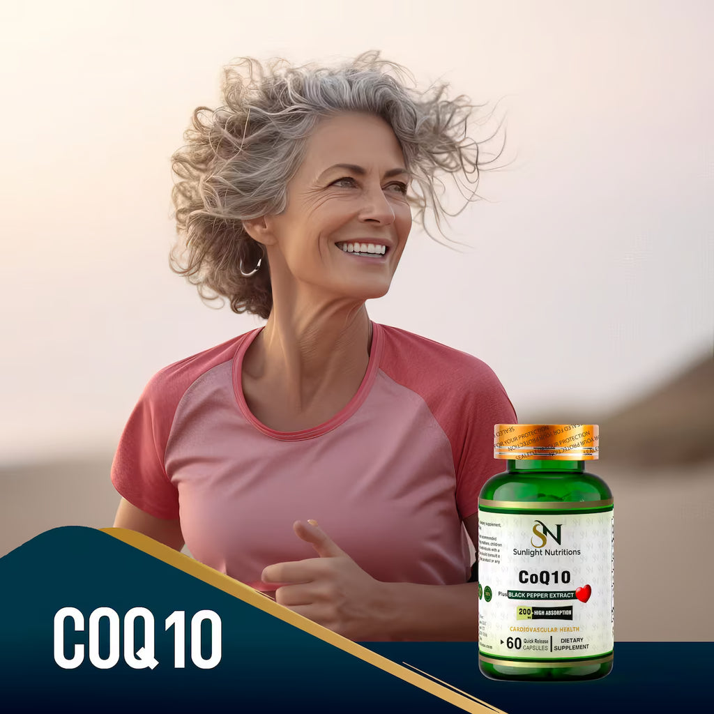 كبسولات CoQ10 بتركيز 200 مجم، 60 كبسولة