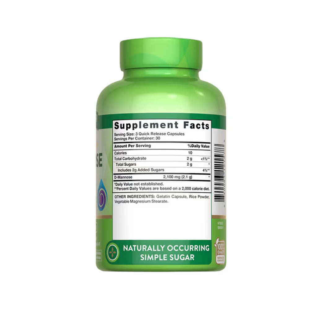 D-Mannose 2100 mg 90 Capsules