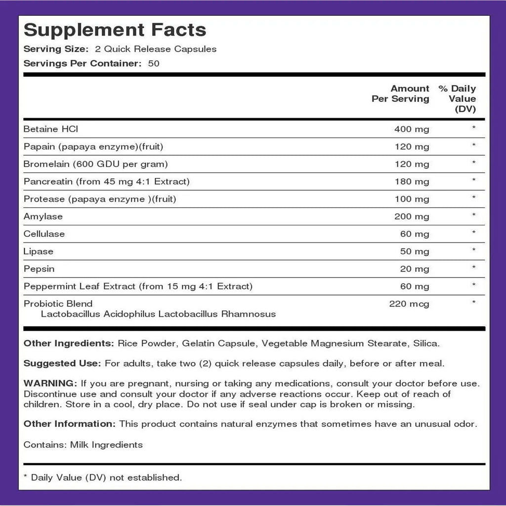 Digest-It 4 BILLION CFU 100 Capsules