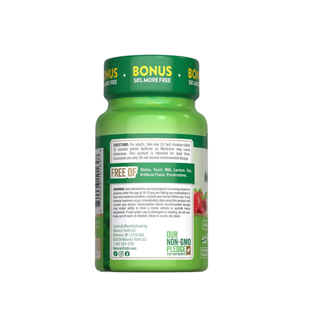 Fast Dissolve Melatonin 12 mg 120 Tablets