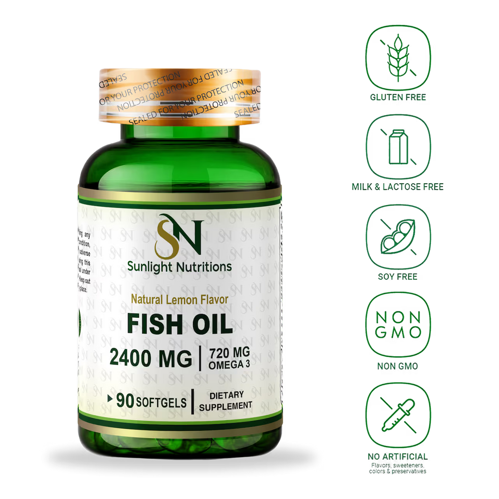 Fish Oil 2400 mg 90 SOFTGELS