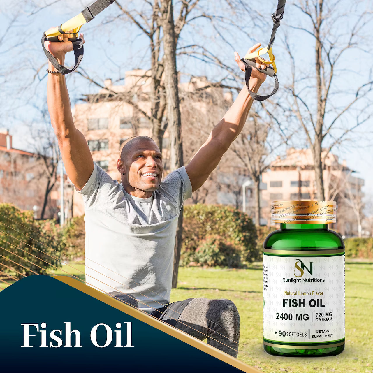 Fish Oil 2400 mg 90 SOFTGELS