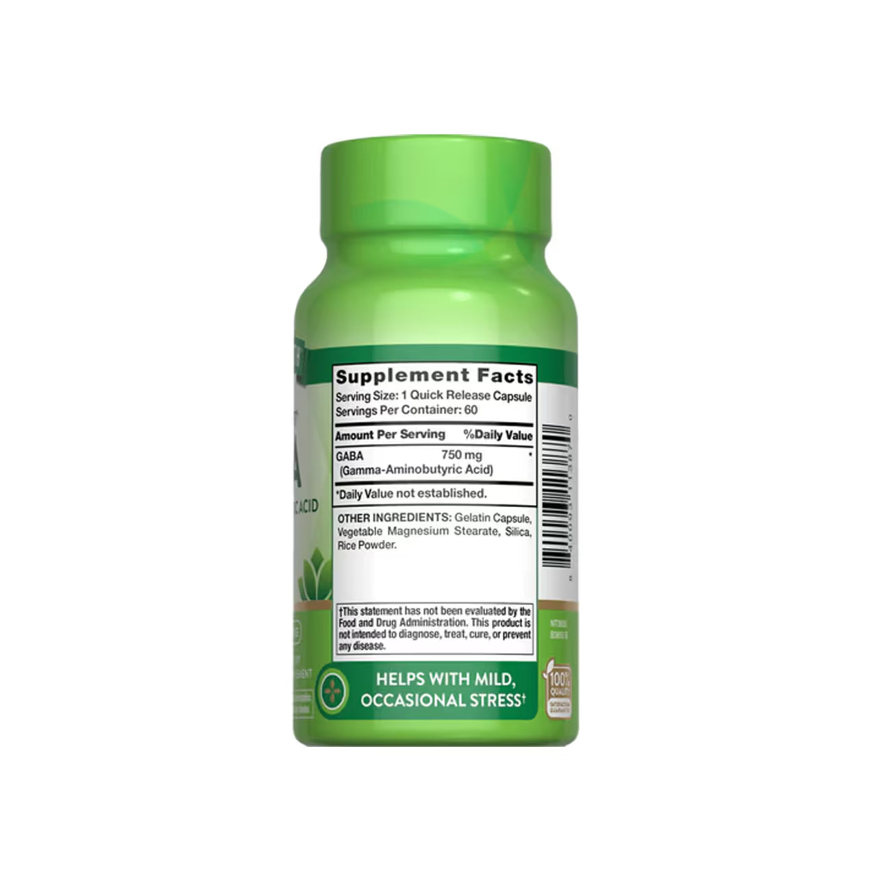 GABA 750 mg 60 Capsules