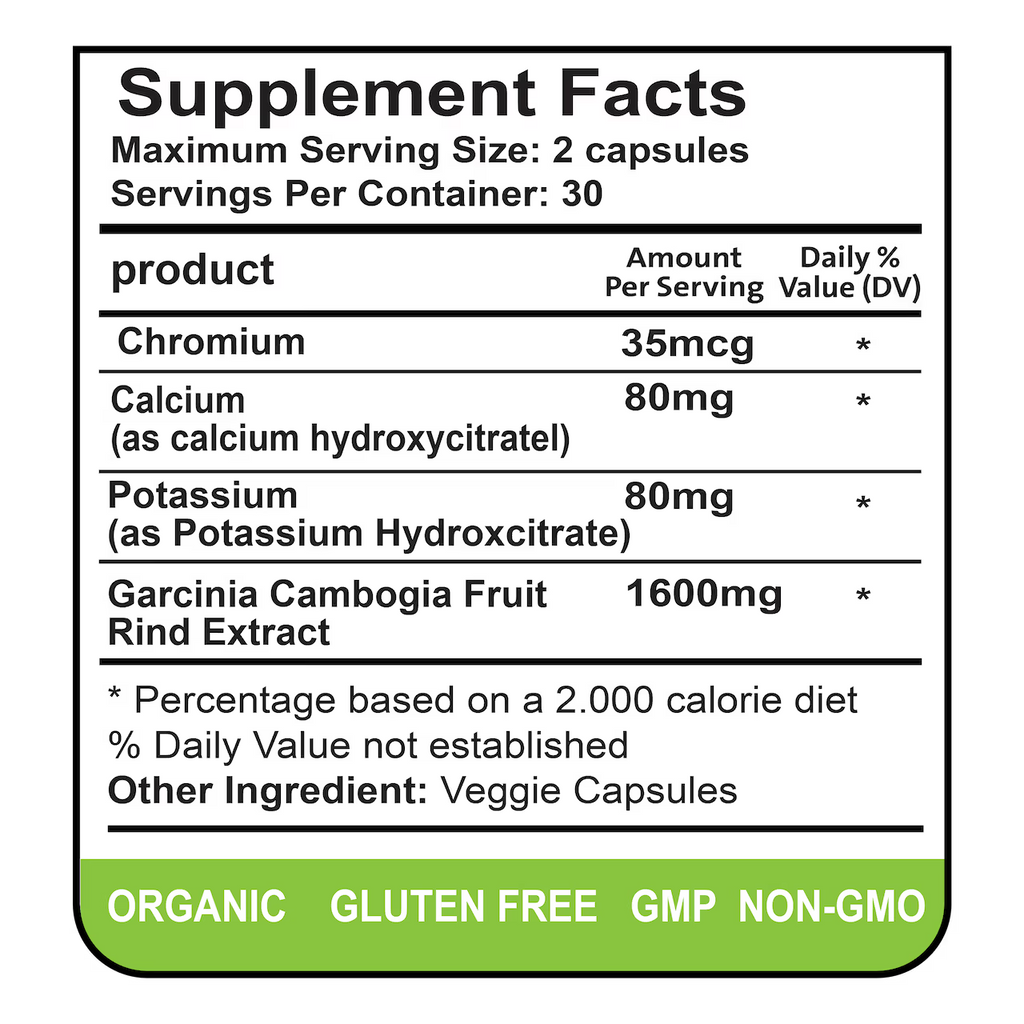 Garcinia Cambogia 60 Capsules