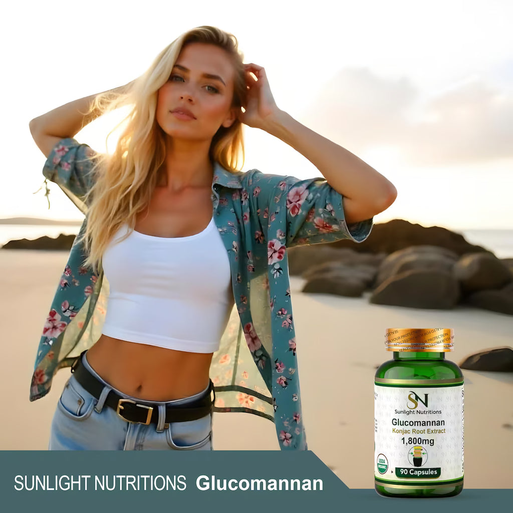 Glucomannan 1800 mg 90 Capsules
