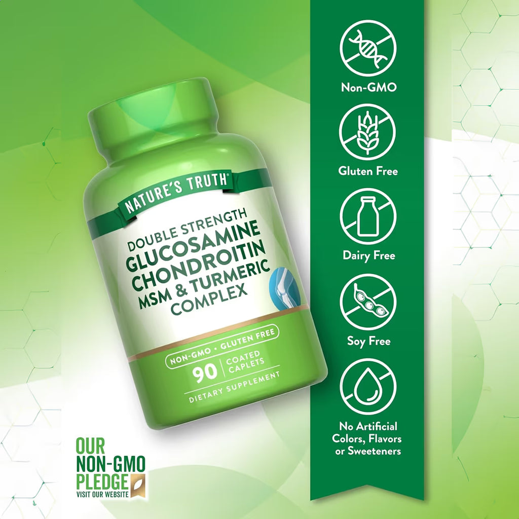 Glucosamine Chondroitin MSM & Turmeric Complex 90 Coated Caplets