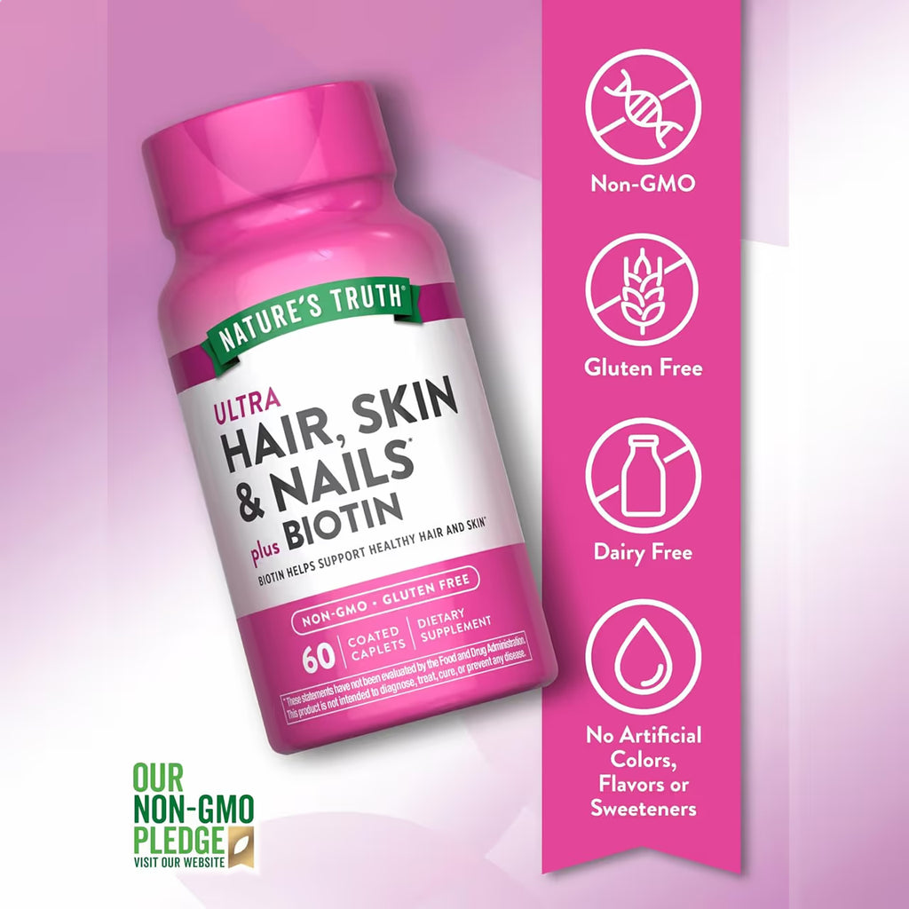 Hair, Skin, & Nails plus Biotin