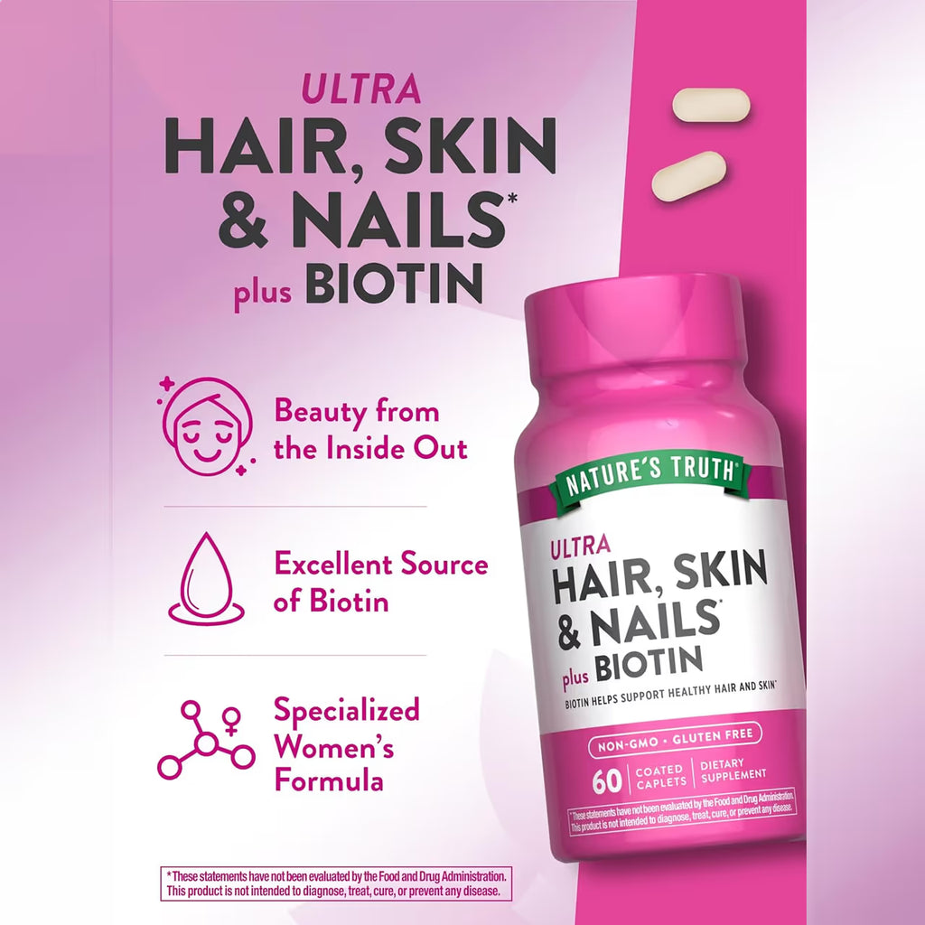 Hair, Skin, & Nails plus Biotin