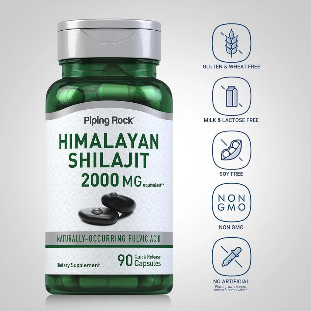 Himalayan Shilajit 2000 mg 90 Capsules
