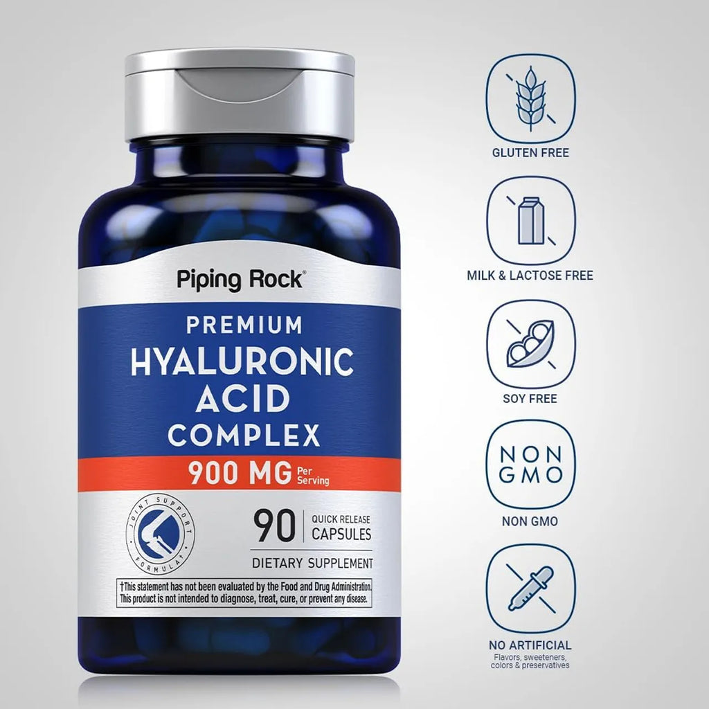 Hyaluronic Acid Complex 900 MG 90 Capsules