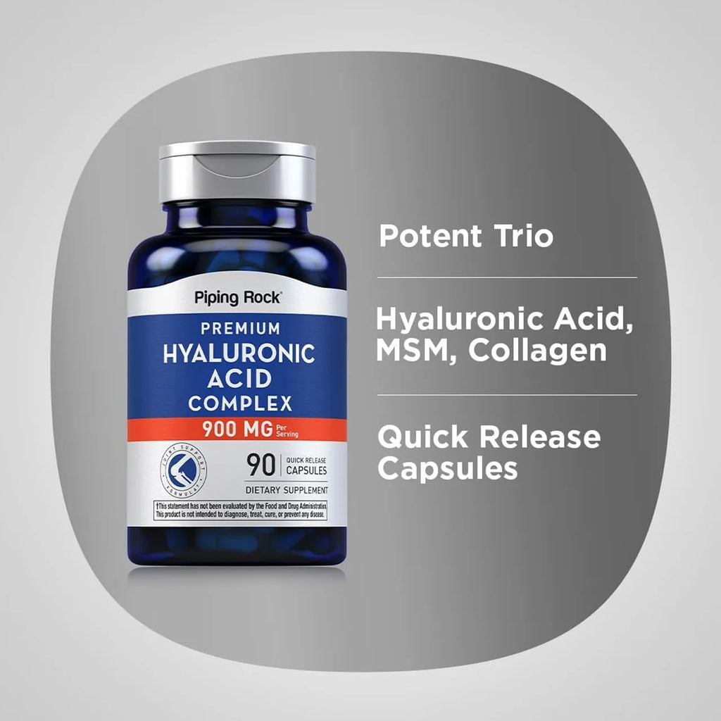 Hyaluronic Acid Complex 900 MG 90 Capsules