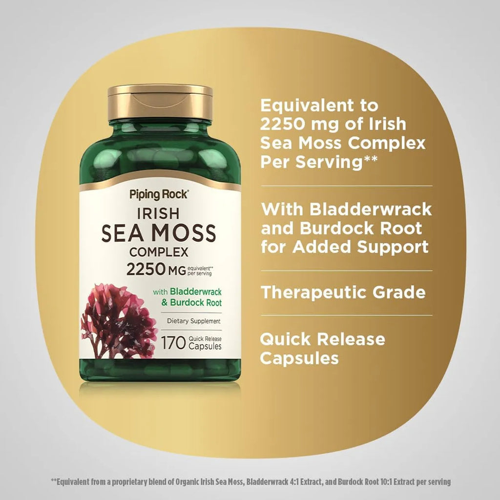 Irish Sea Moss Complex 2250 mg 170 Capsules