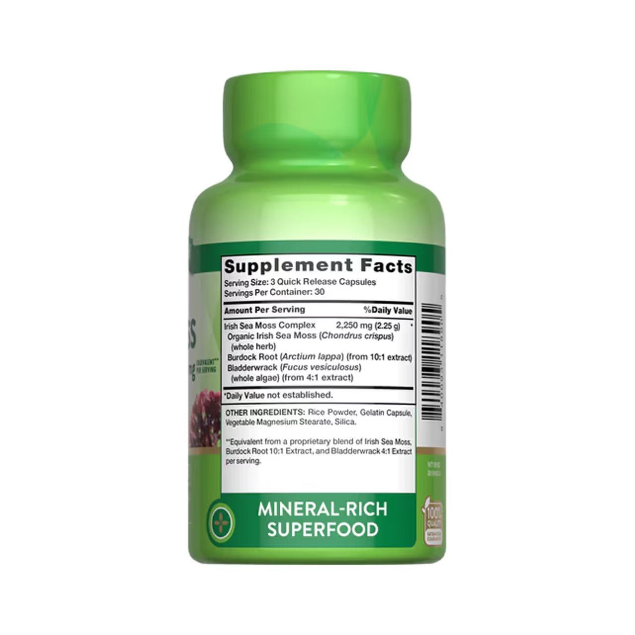 Irish Sea Moss 2250 mg 90 Capsules