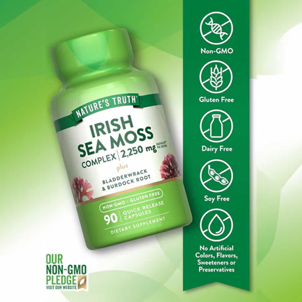 Irish Sea Moss 2250 mg 90 Capsules