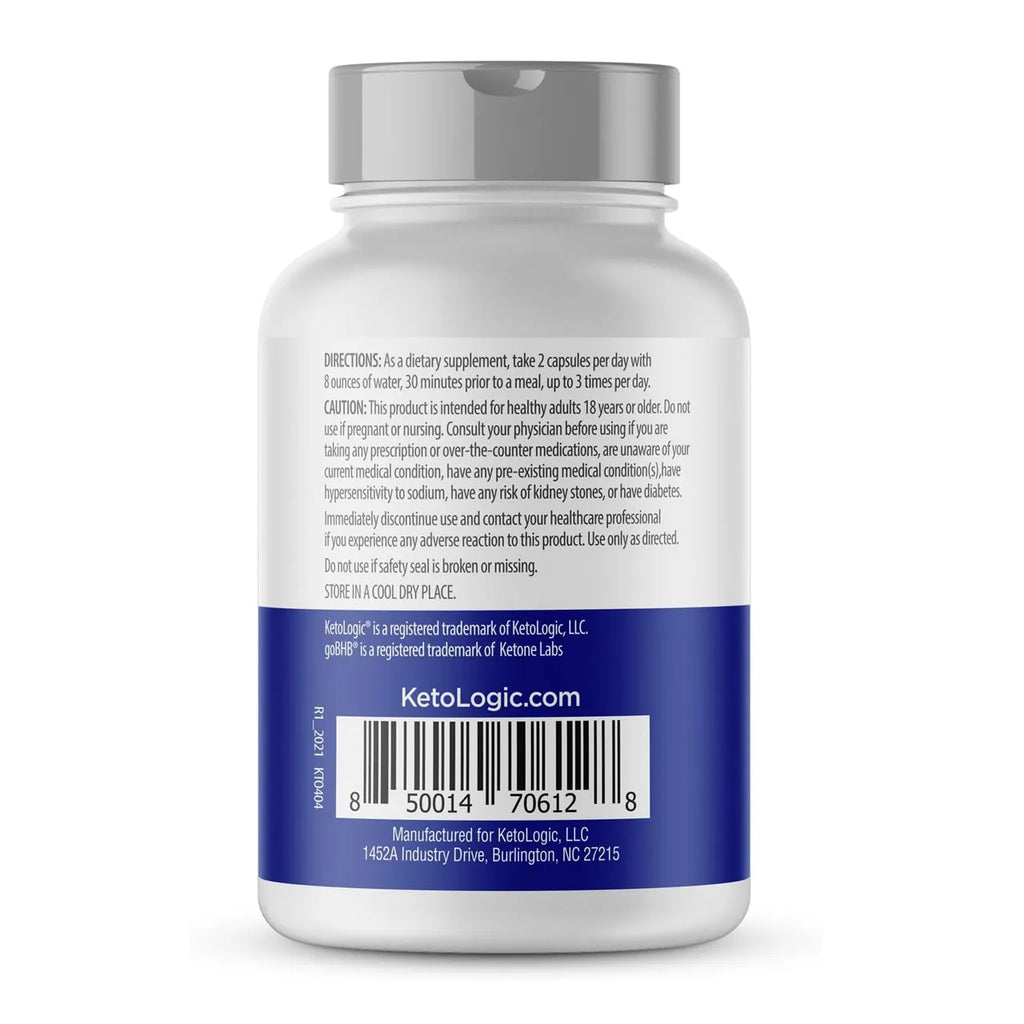 KetoLogic  BHB Detox + Apple Cider Vinegar 60 Capsules