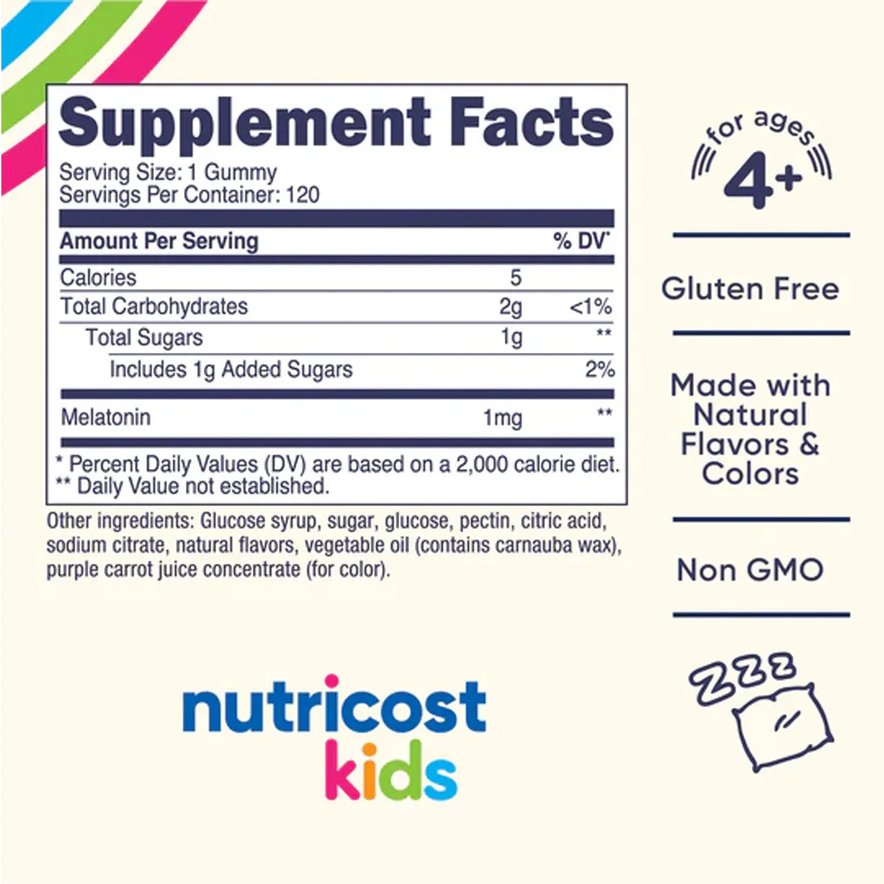 Kids Melatonin 1 mg 120 Gummies