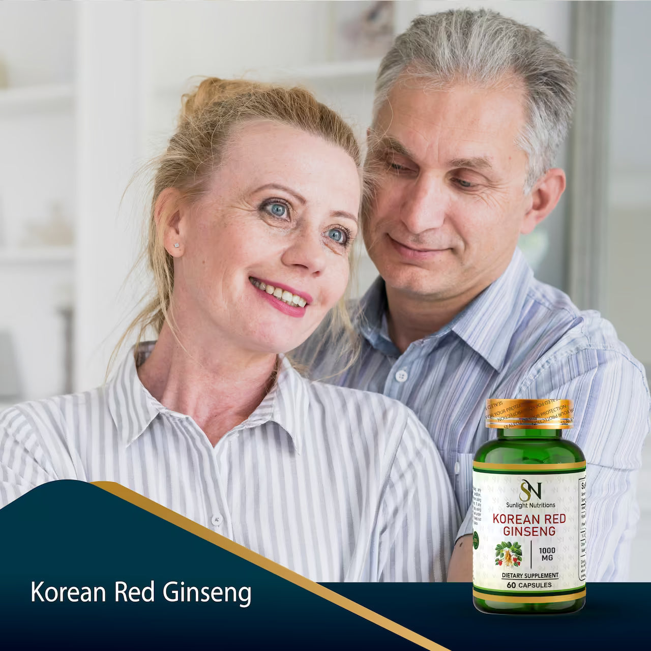 Korean Red Ginseng 1000 mg 60 Capsules