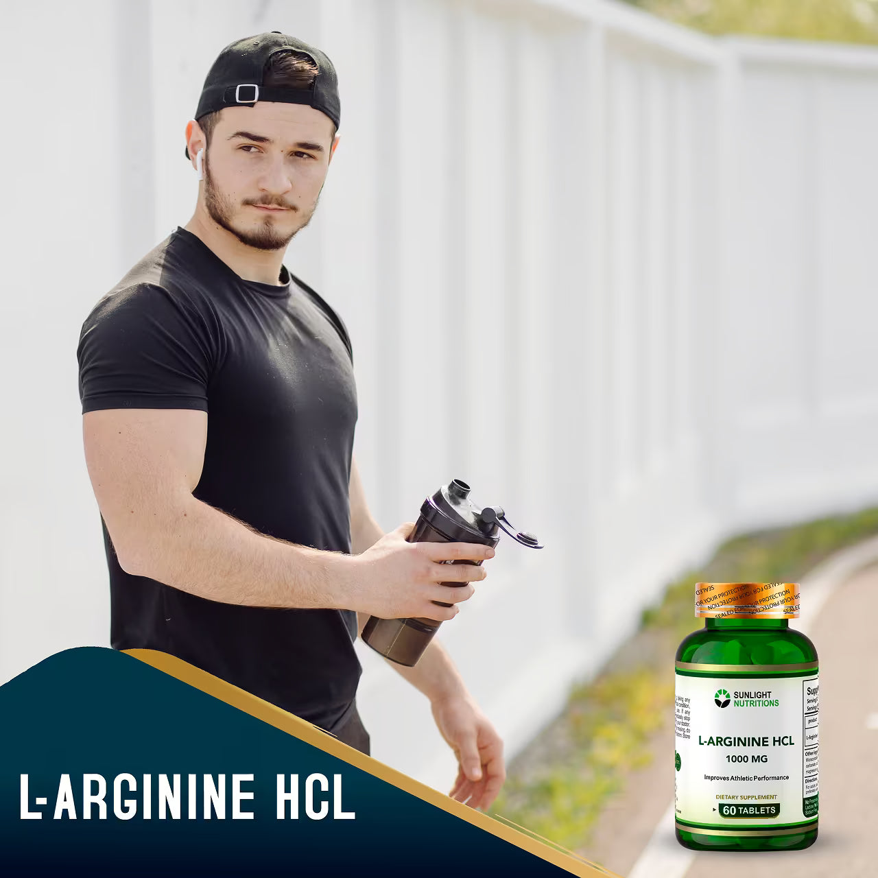 L-Arginine HCL 1000 mg 60 Tablets