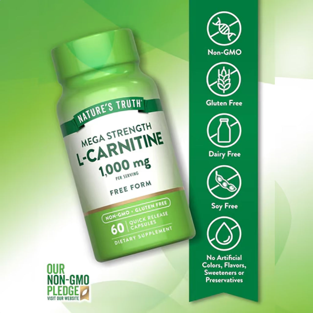 L-Carnitine 1000 mg 60 Capsules