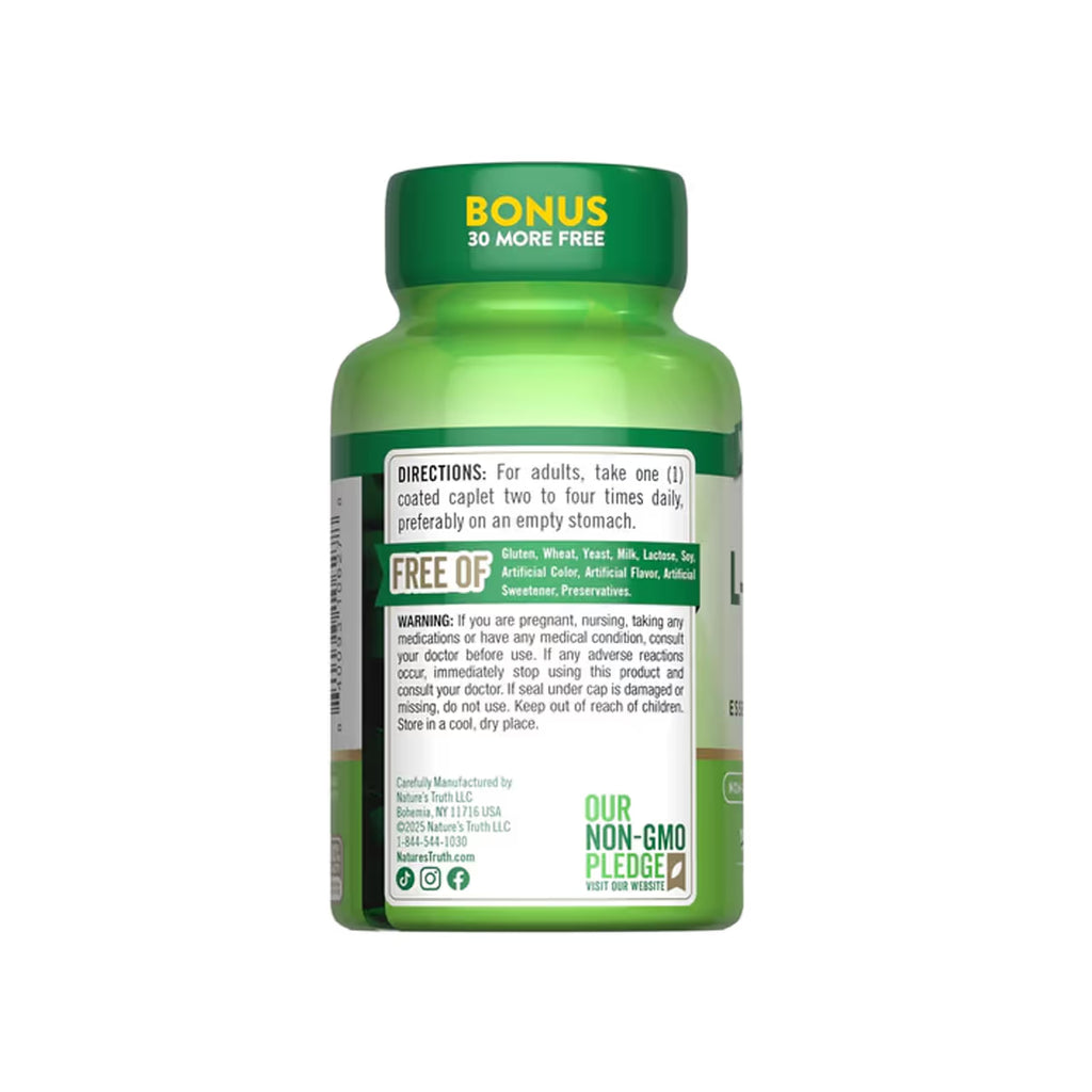 L-Lysine 1000 mg 100 Coated Caplets