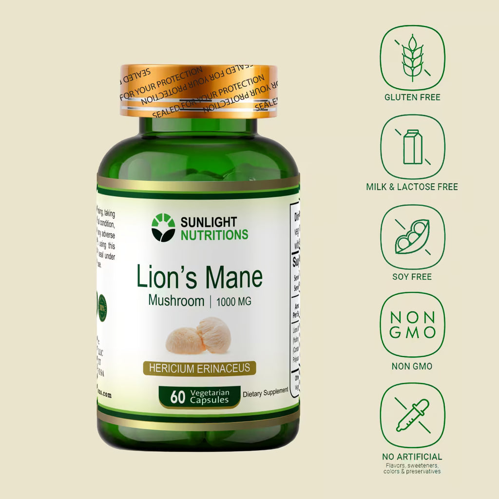 Lion's Mane 1000 mg 60 Capsules
