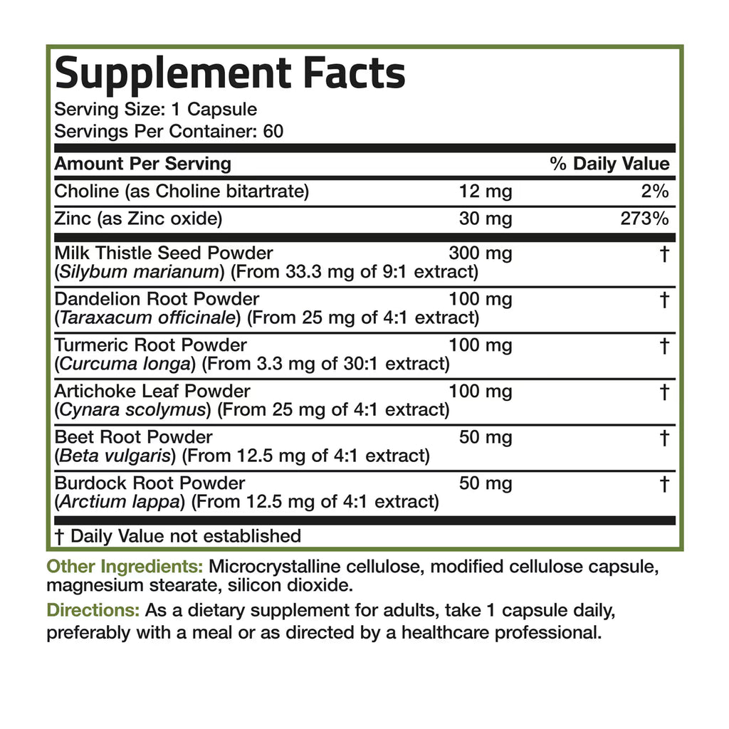 Liver Detox 60 Capsules