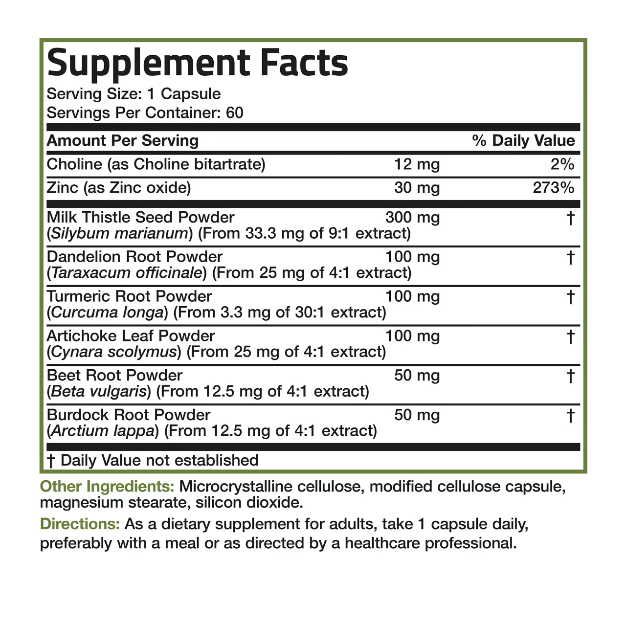 Liver Detox 60 Capsules