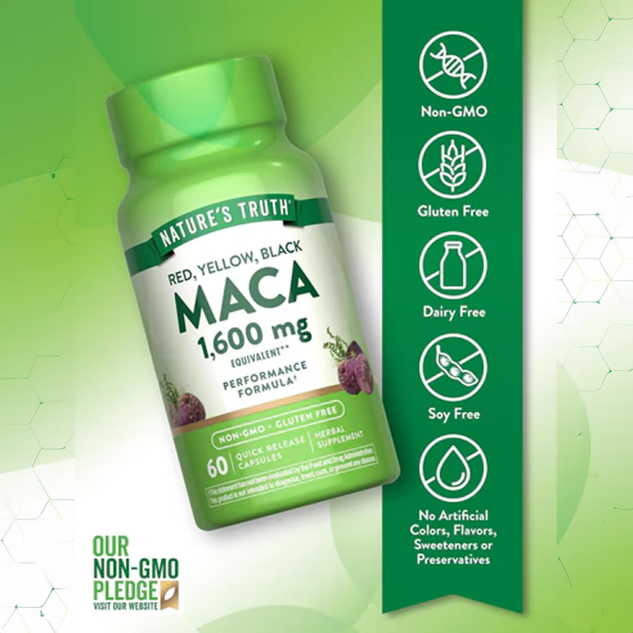 Maca 1600 mg 60 Capsules