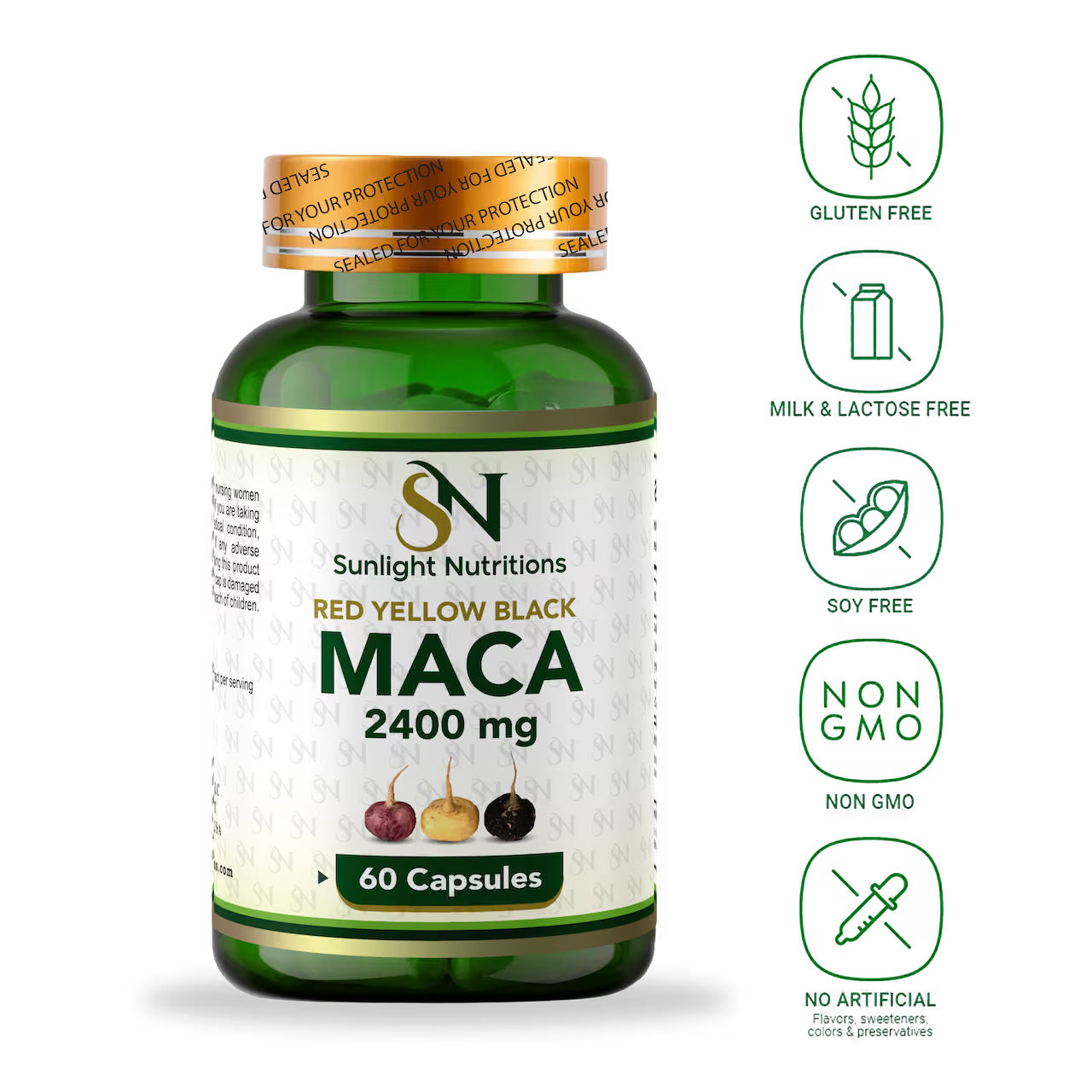 Maca 2400 mg 60 Capsules