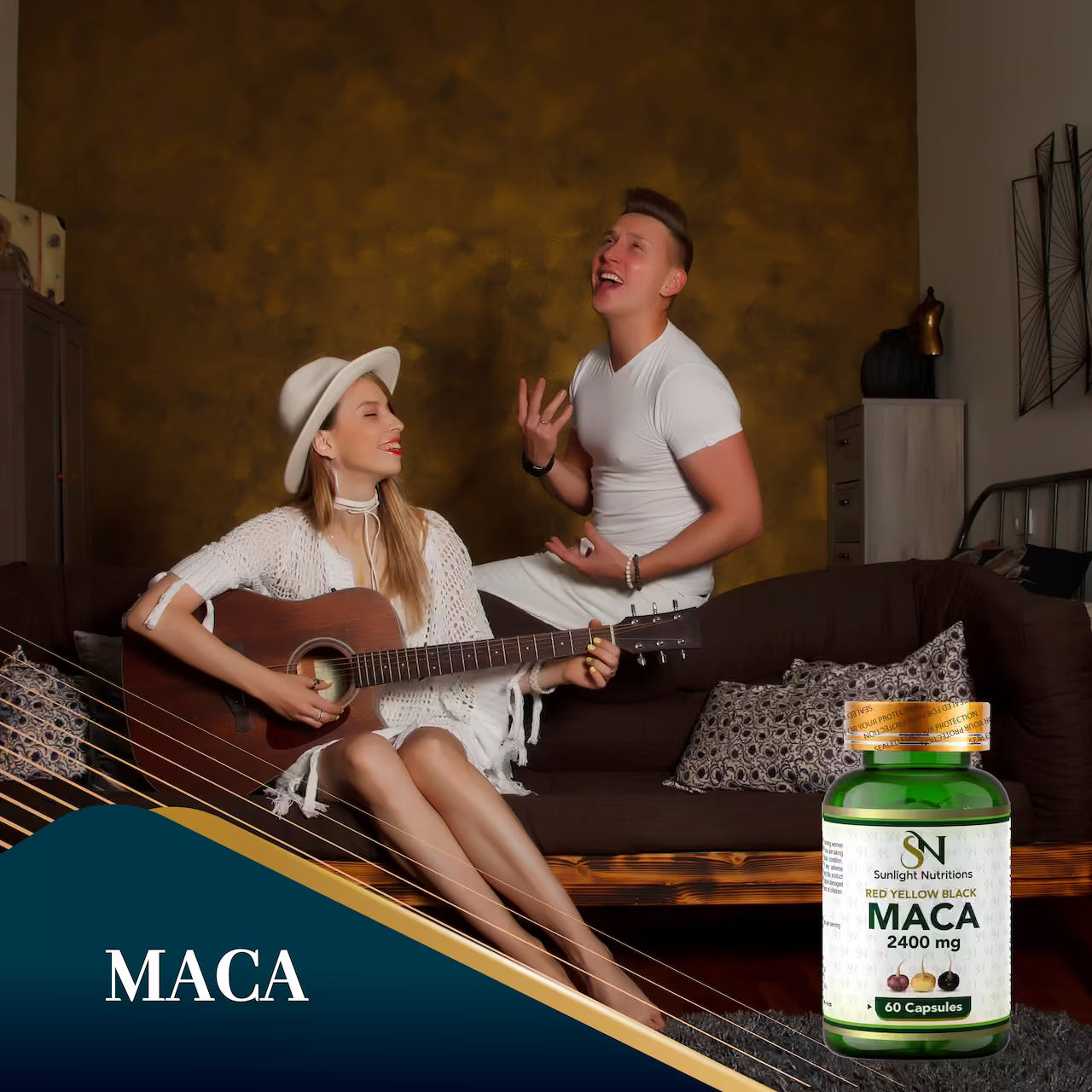 Maca 2400 mg 60 Capsules