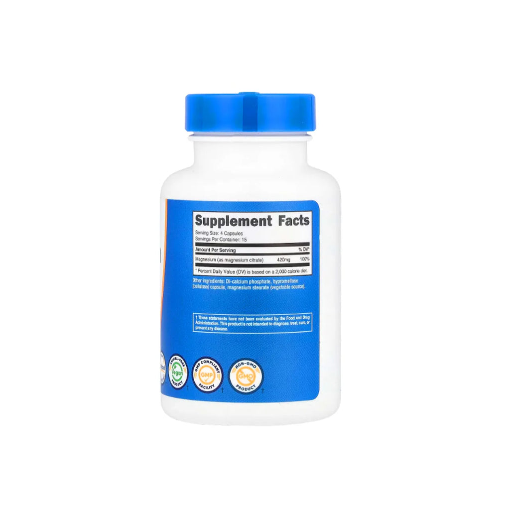 Magnesium Citrate 420 mg 120 Capsules