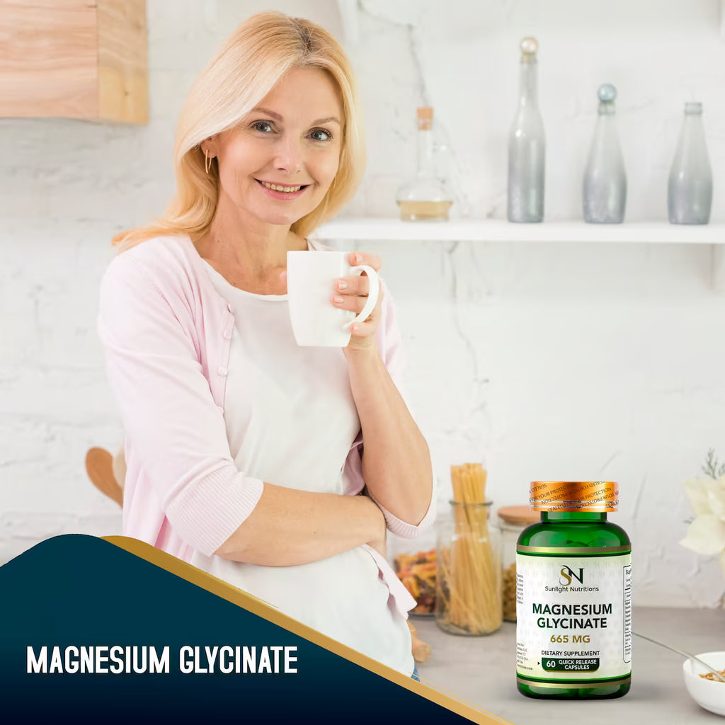 Magnesium Glycinate 665 mg 60 Capsules