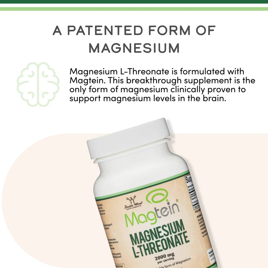 Magnesium L-threonate 2000 mg 120 Capsules