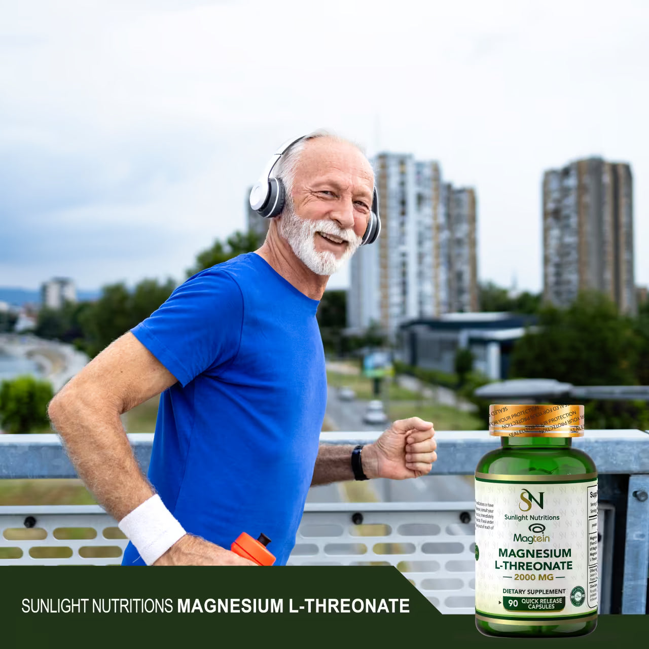 Magnesium L-Threonate 2000 mg 90 Capsules