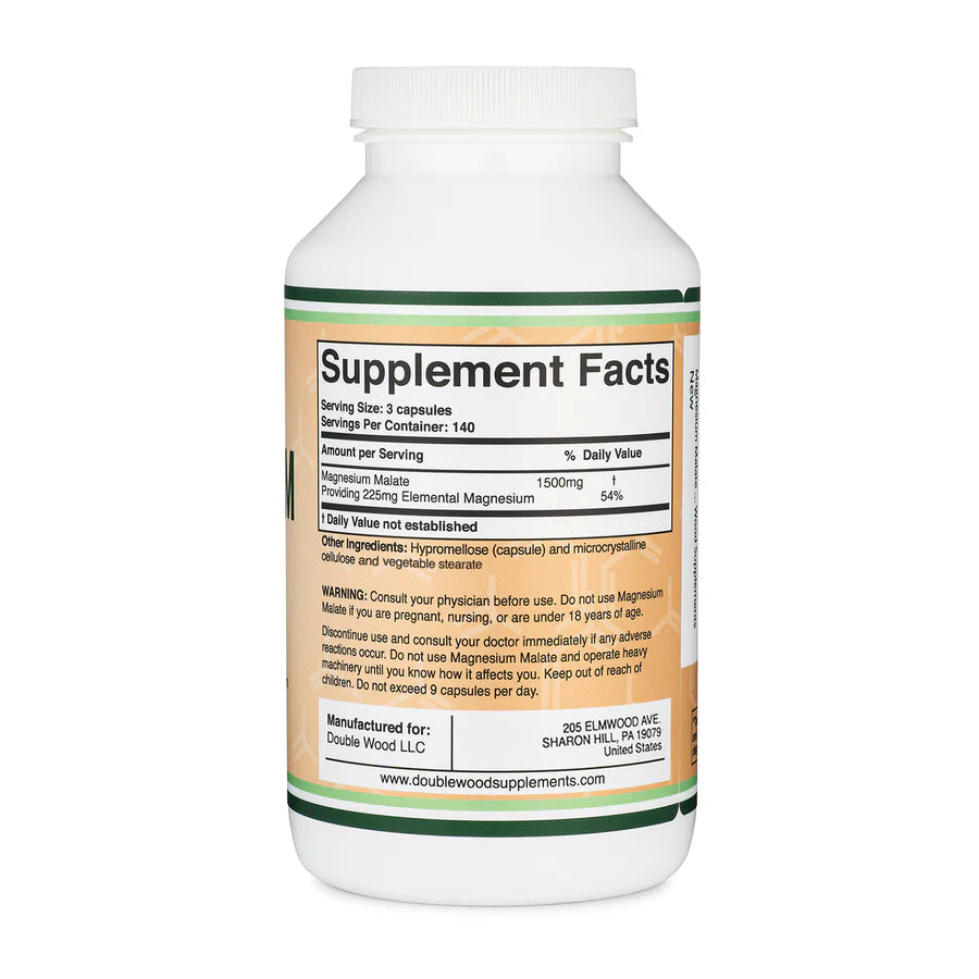 Magnesium Malate 1500 mg 420 Capsules