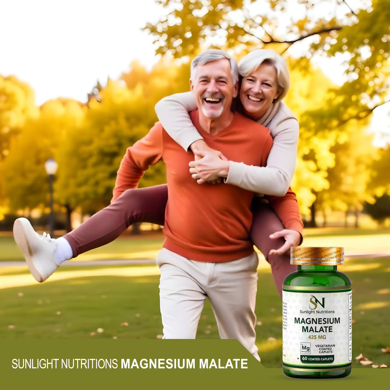 Magnesium Malate 425 mg 60 Coated Caplets