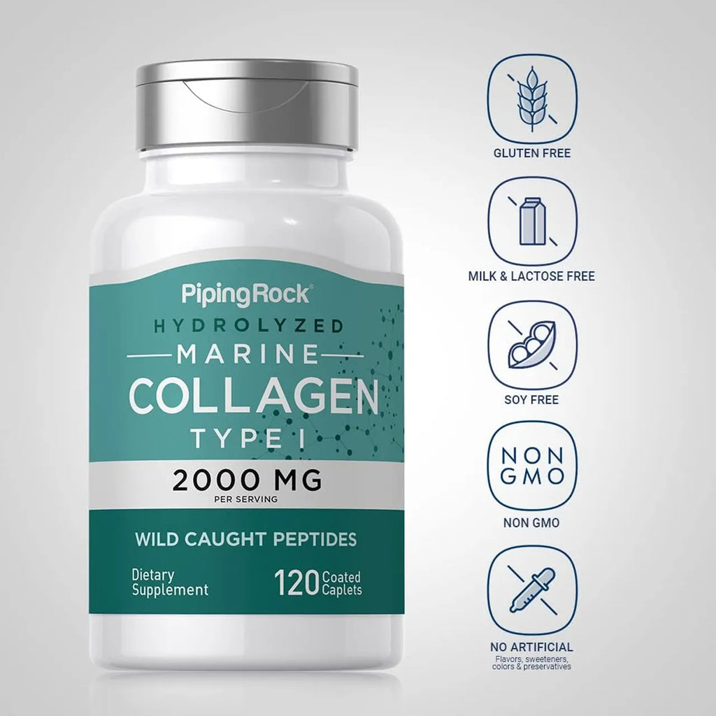Marine Collagen Type I 2000 mg 120 Capsules