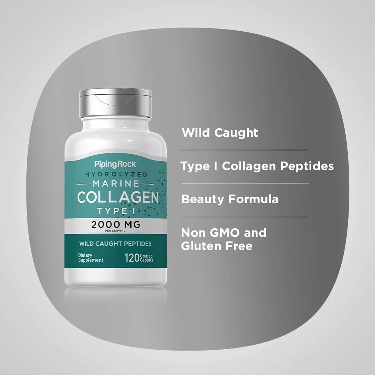 Marine Collagen Type I 2000 mg 120 Capsules