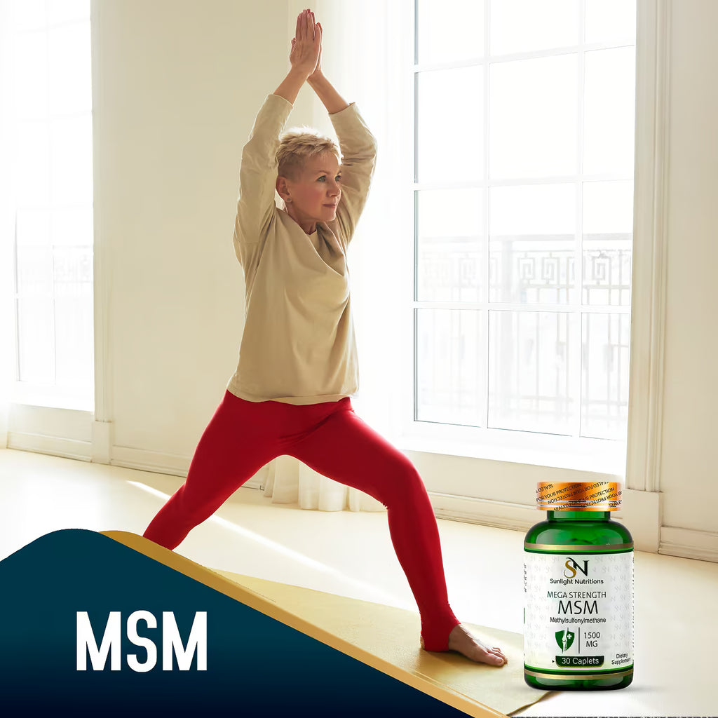 Mega Strength MSM 1500 mg 30 Caplets