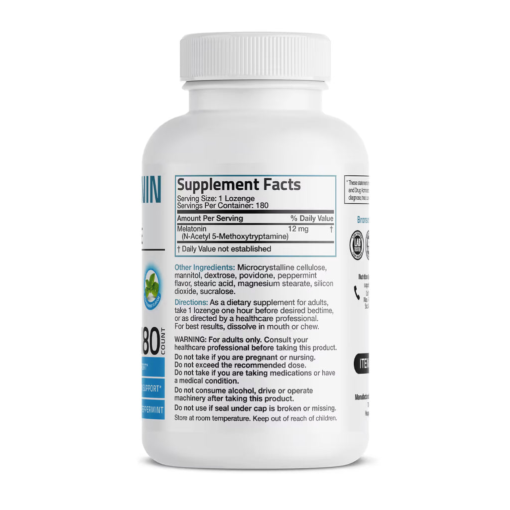 Melatonin 12 Mg 180 Capsules