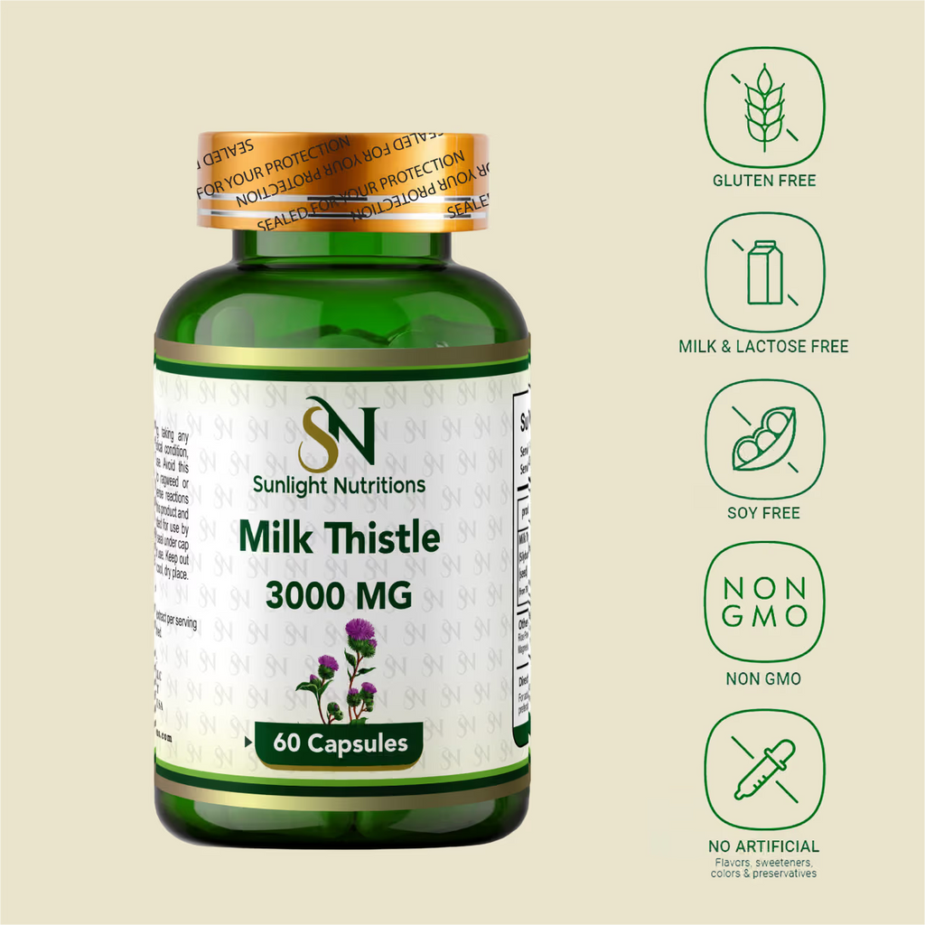 Milk Thistle 3000 mg 60 Capsules