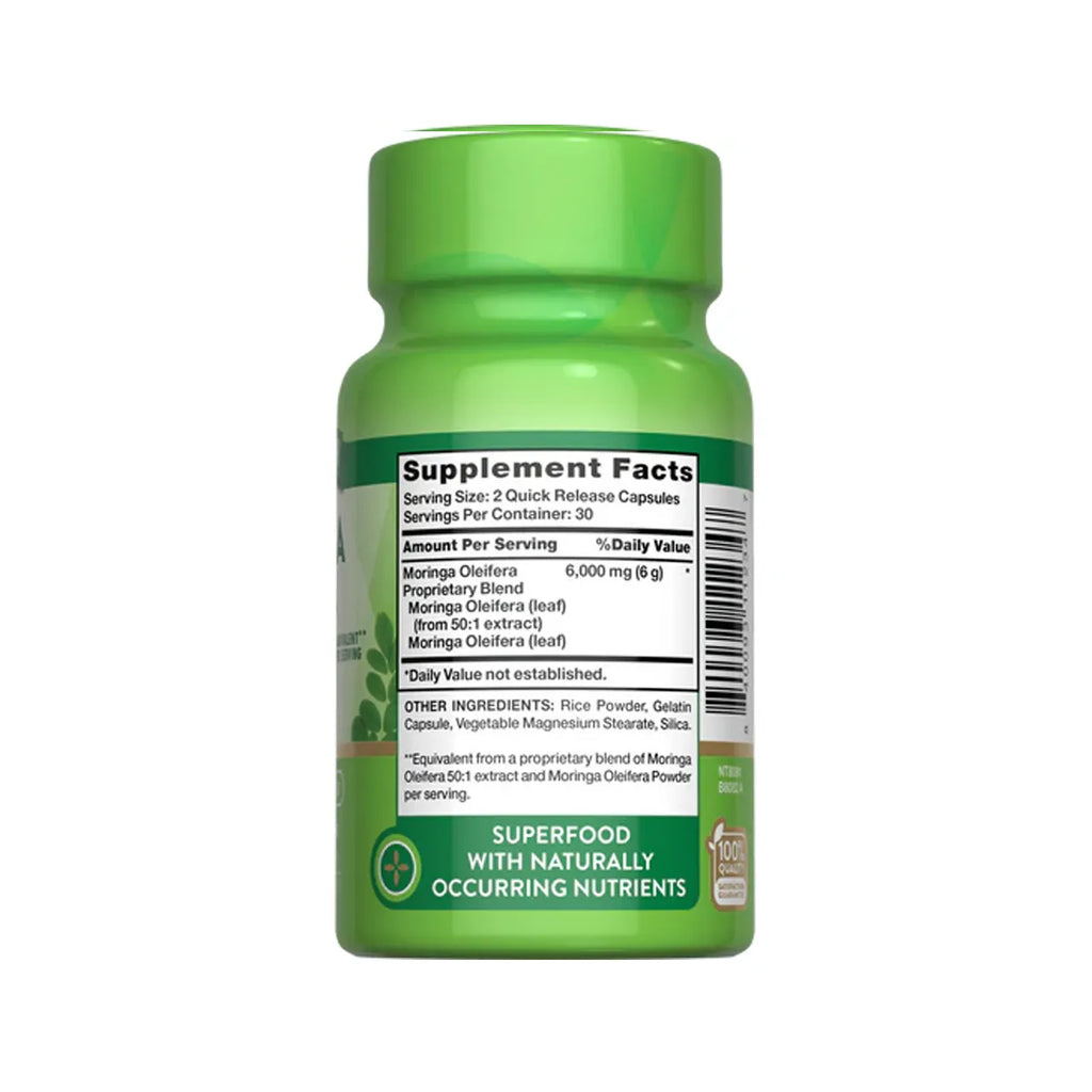 Moringa Oleifera 6000 mg 60 Capsules
