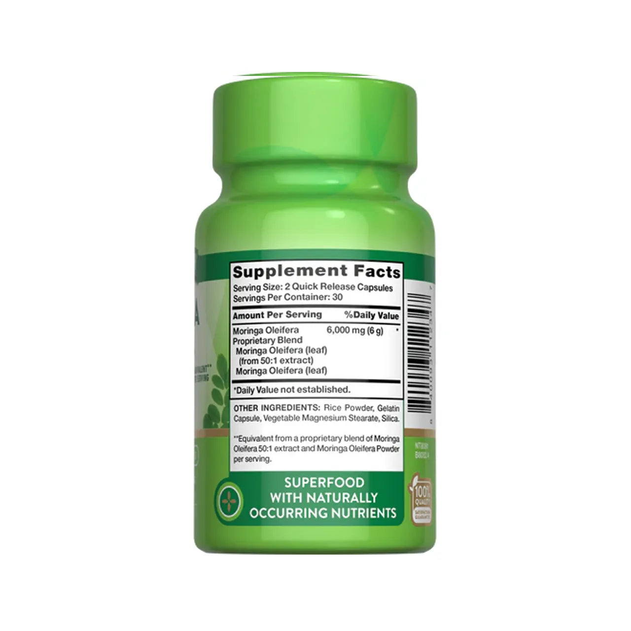 Moringa Oleifera 6000 mg 60 Capsules