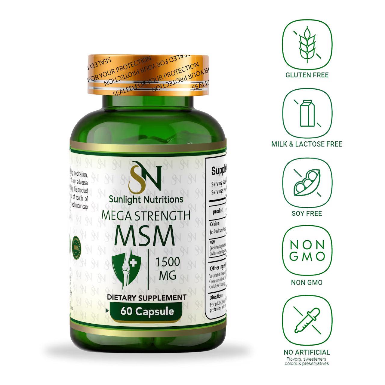 MSM 1500 مجم 60 كبسولة